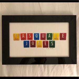 Pasquale Jones matchbook framed photograph